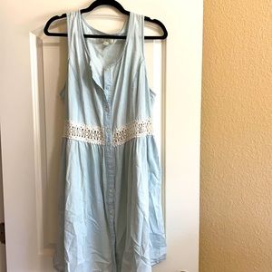 Forever 21+ : denim sundress wth pockets